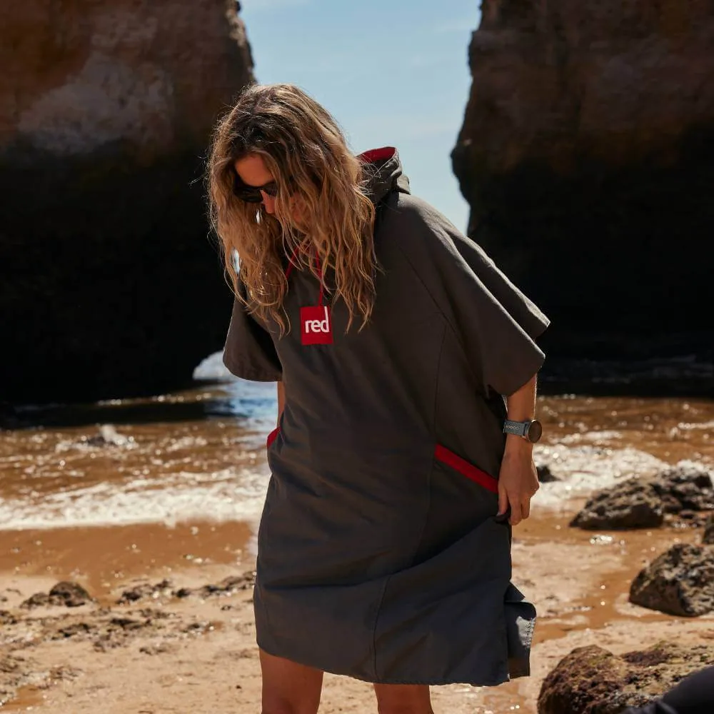 Women's Quick Dry Microfibre Changing Robe - Grey