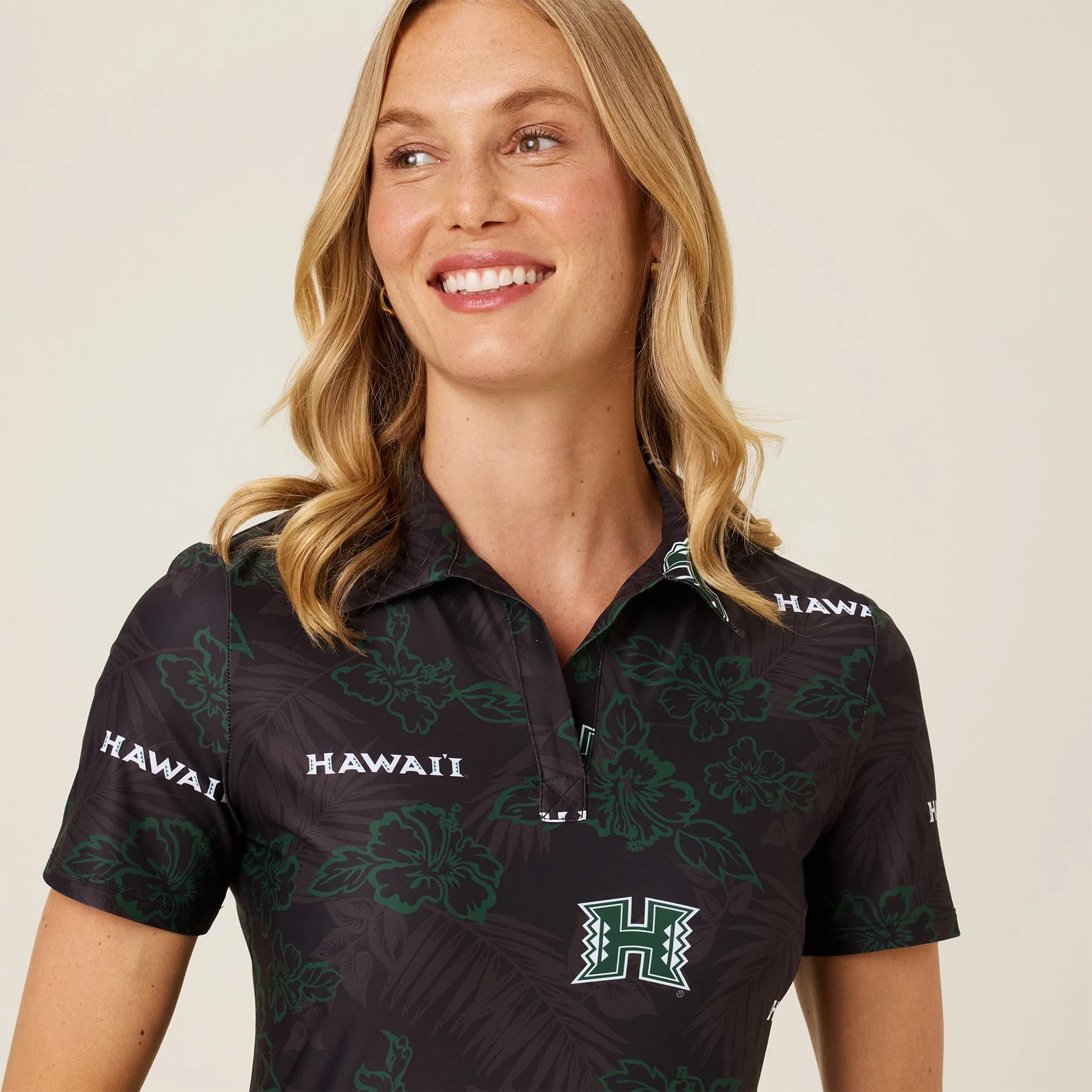 WOMEN'S UNIVERSITY OF HAWAI'I GAME DAY PERFORMANCE POLO