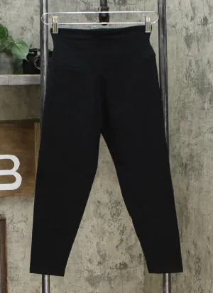 Yummie Women's Cotton Blend Stretch Skimmer Leggings Black Small