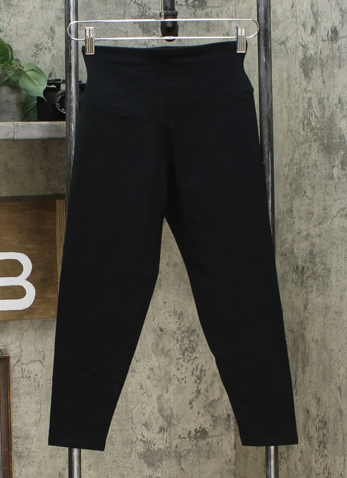 Yummie Women's Cotton Blend Stretch Skimmer Leggings Black Small