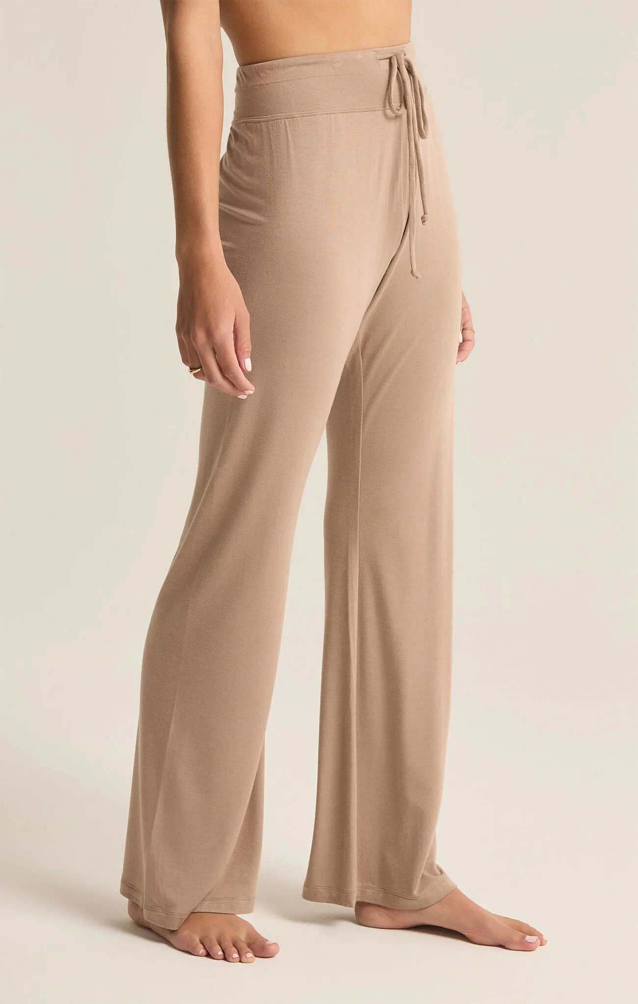 Z SUPPLY | Cloud Nine Jersey Pant {Latte}